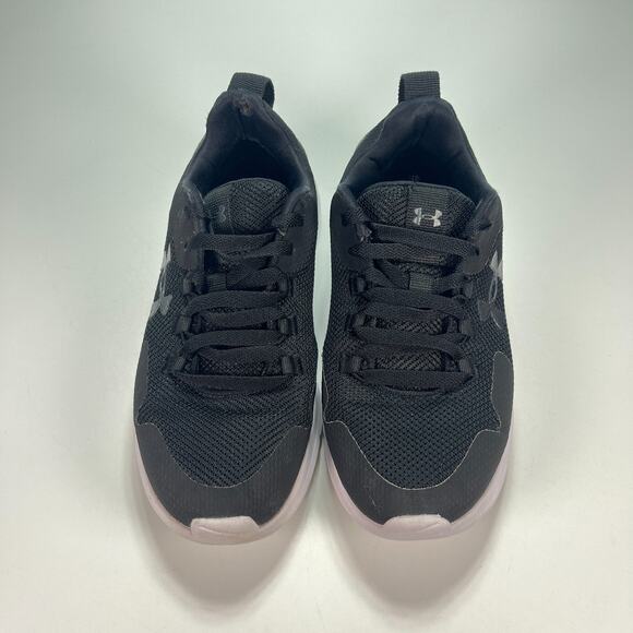 Under Armour Essential Sportstyle Black Running Shoes 3022955-001 Women's Sz 8.5 - Picture 3 of 11